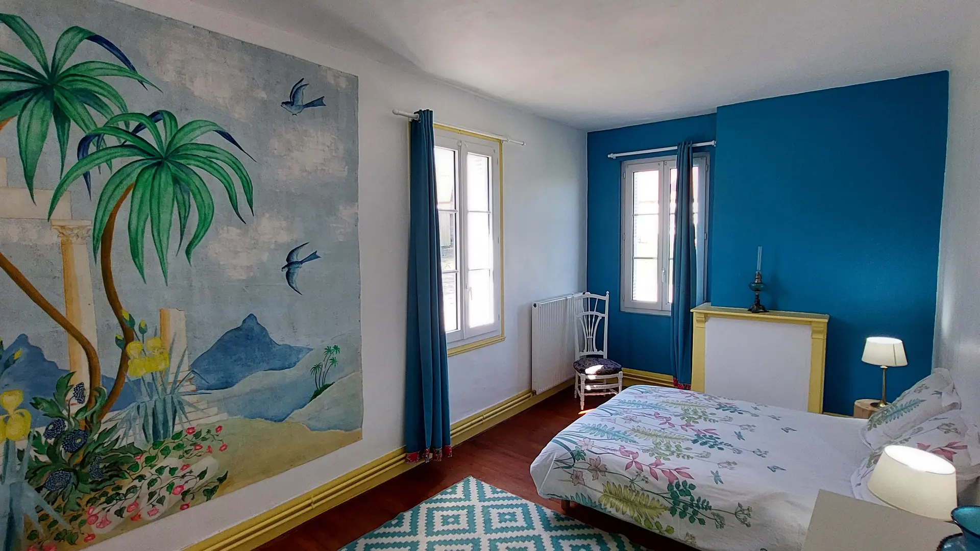 Chambre bleue