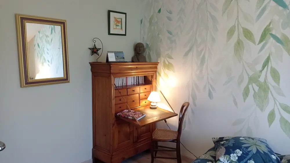 chambre zen bureau