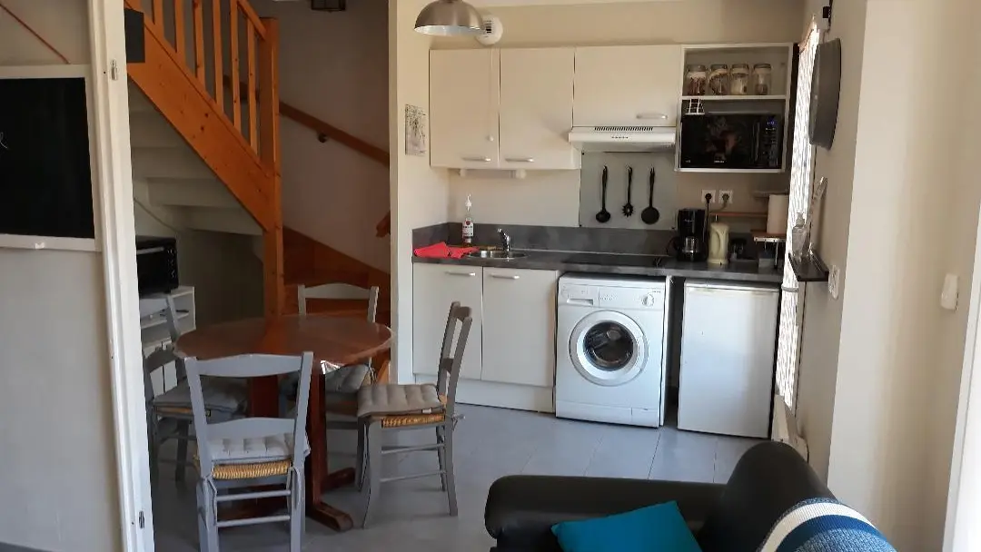 Cuisine avec lave linge