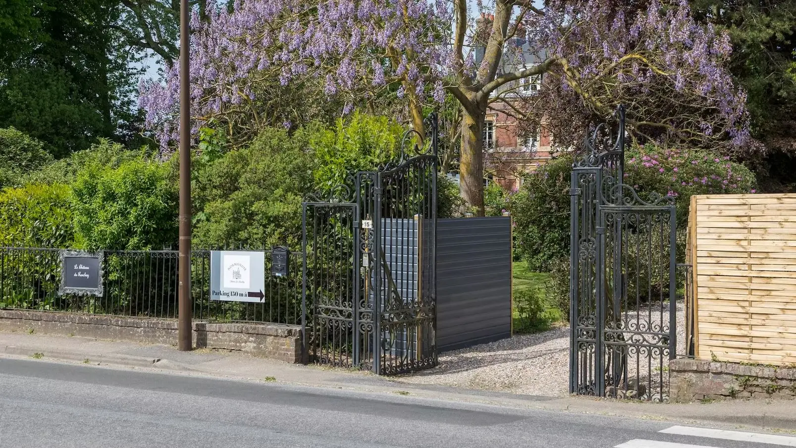 entrée du château