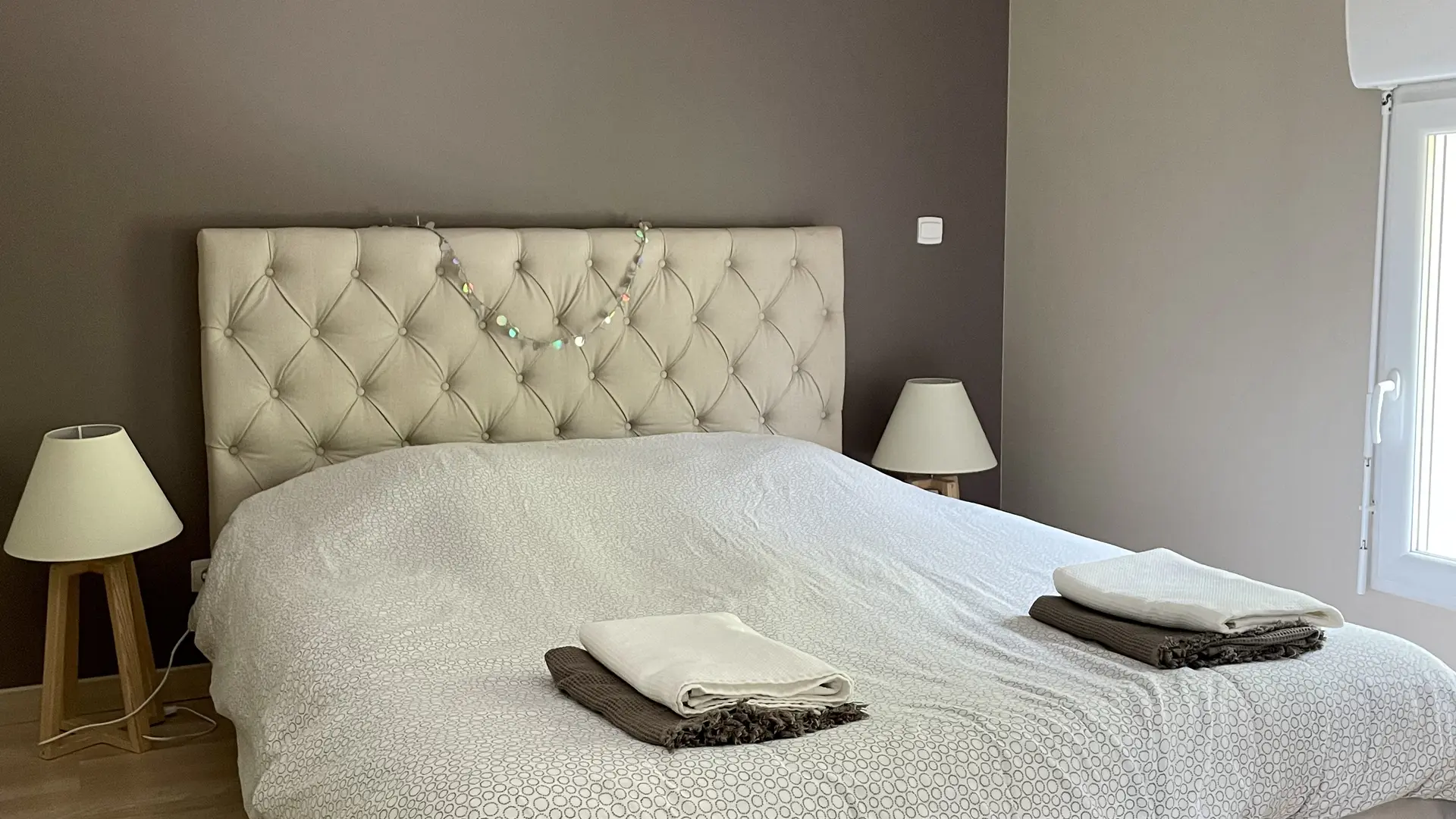 Chambre 1 : lit double