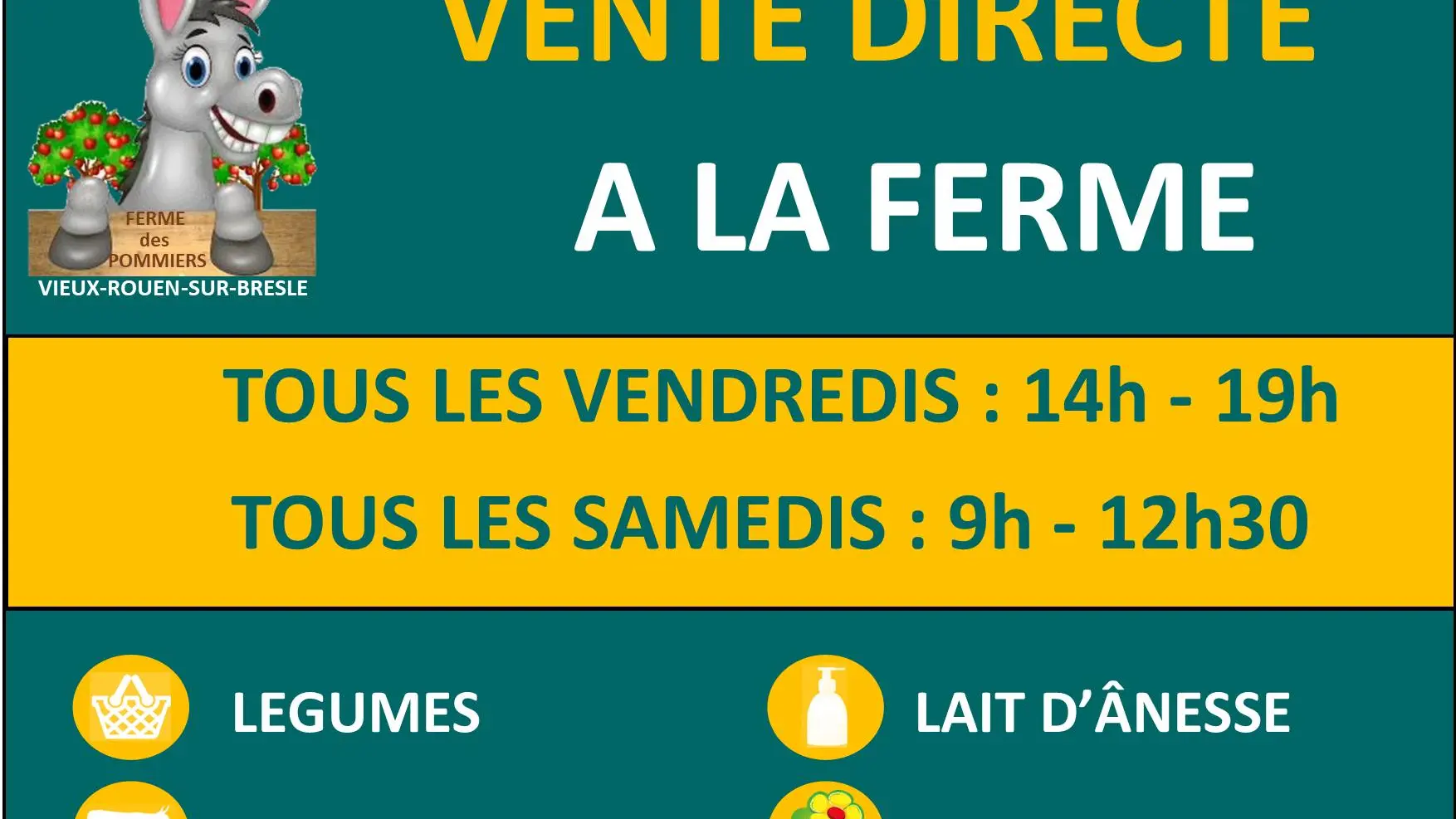 horaires d'ouverture