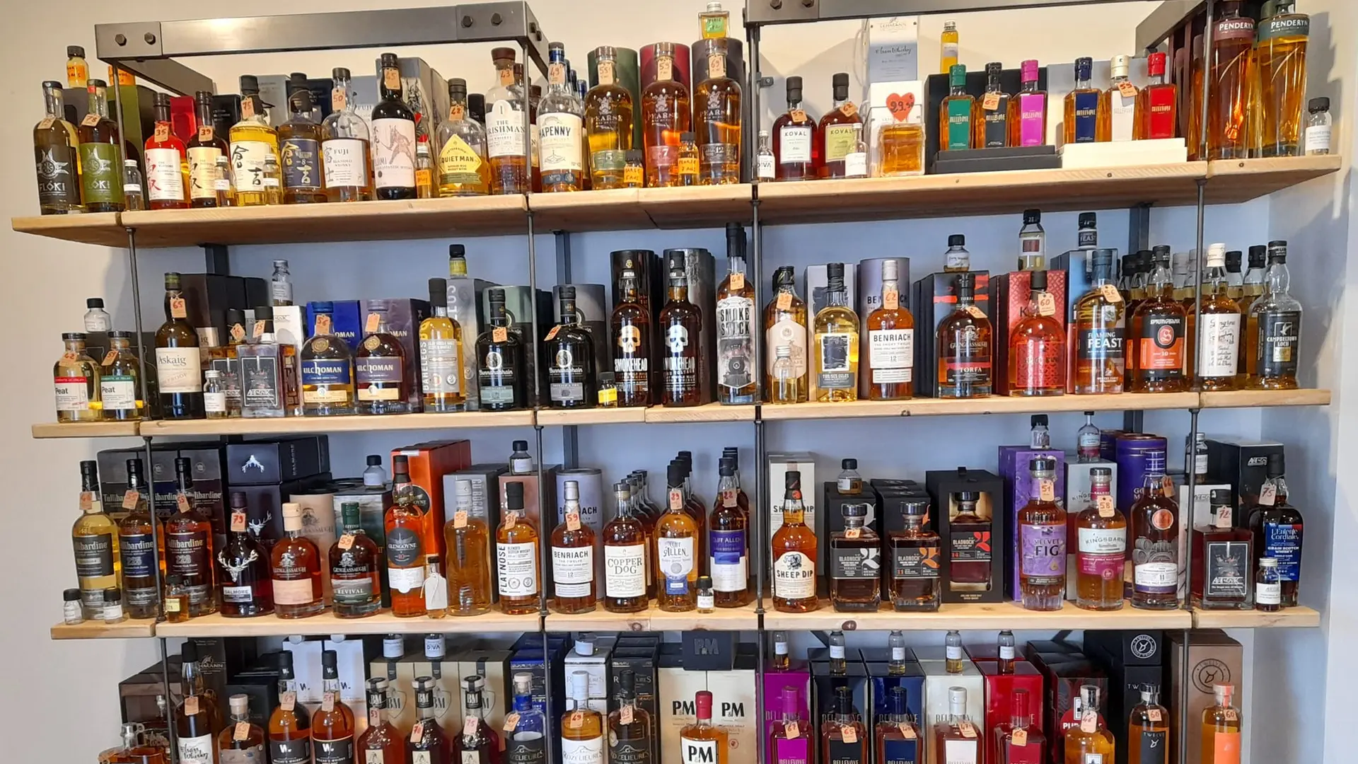 mur de whiskys