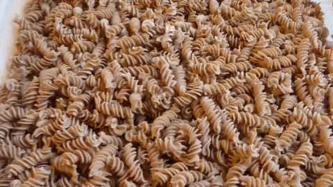 Fusilli en préparation au moulin d'Agnès