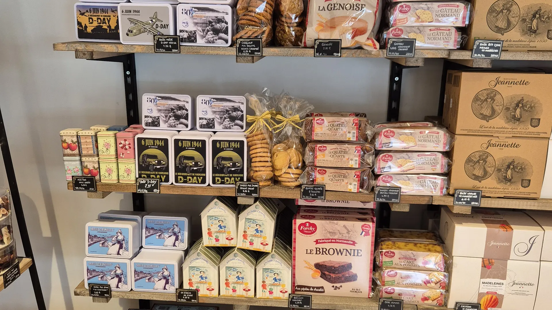 Gamme biscuits sucrés