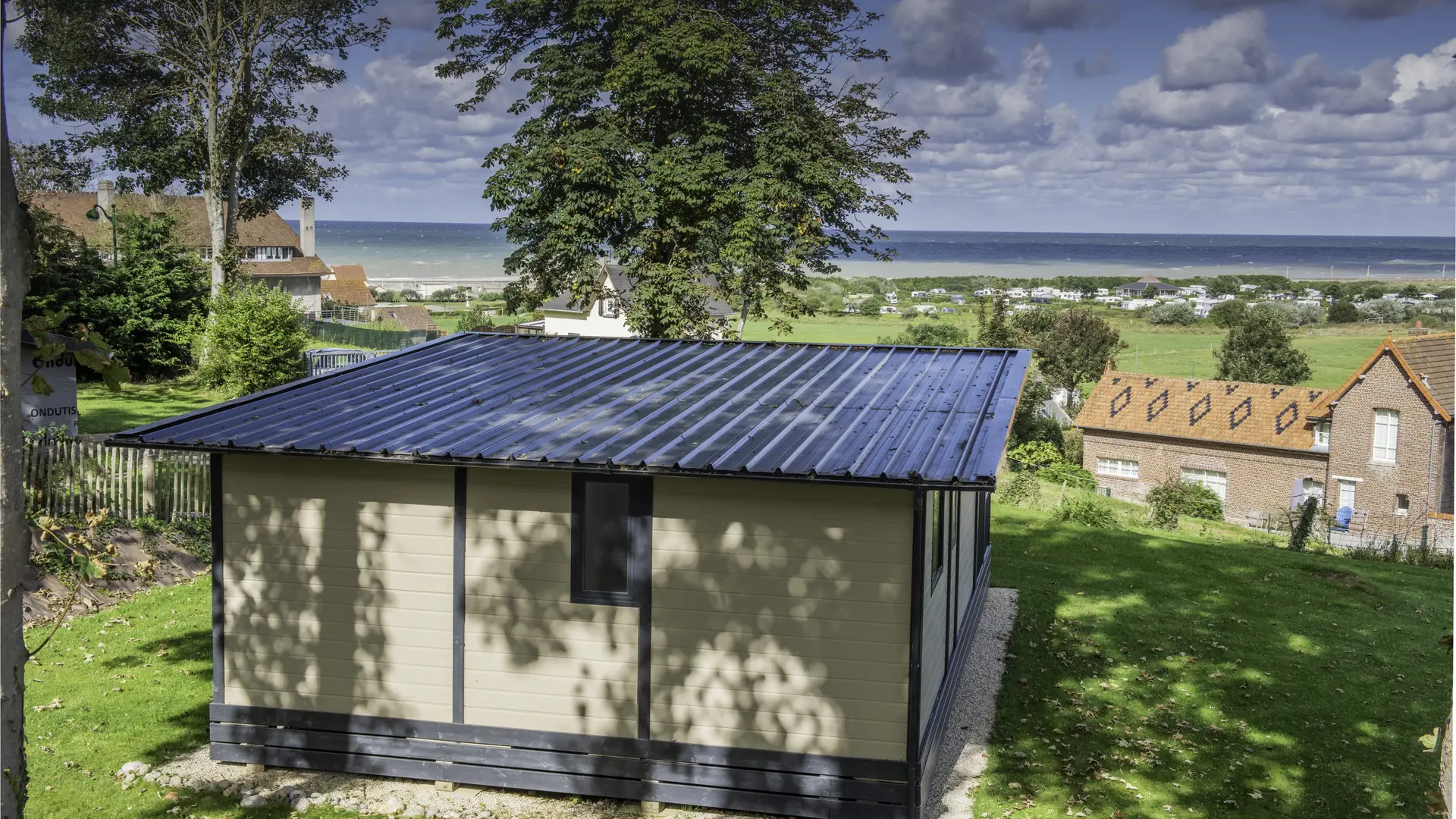 Vue de l'arrière du gîte