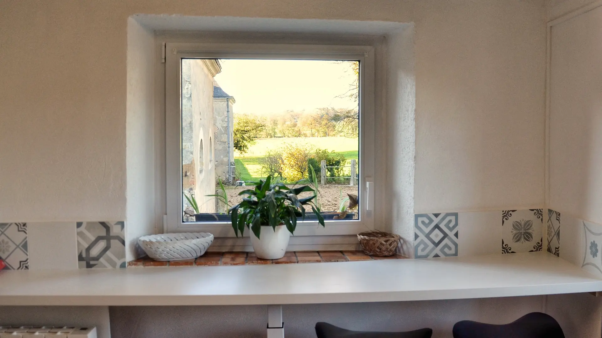 Vue sur extérieur - cuisine