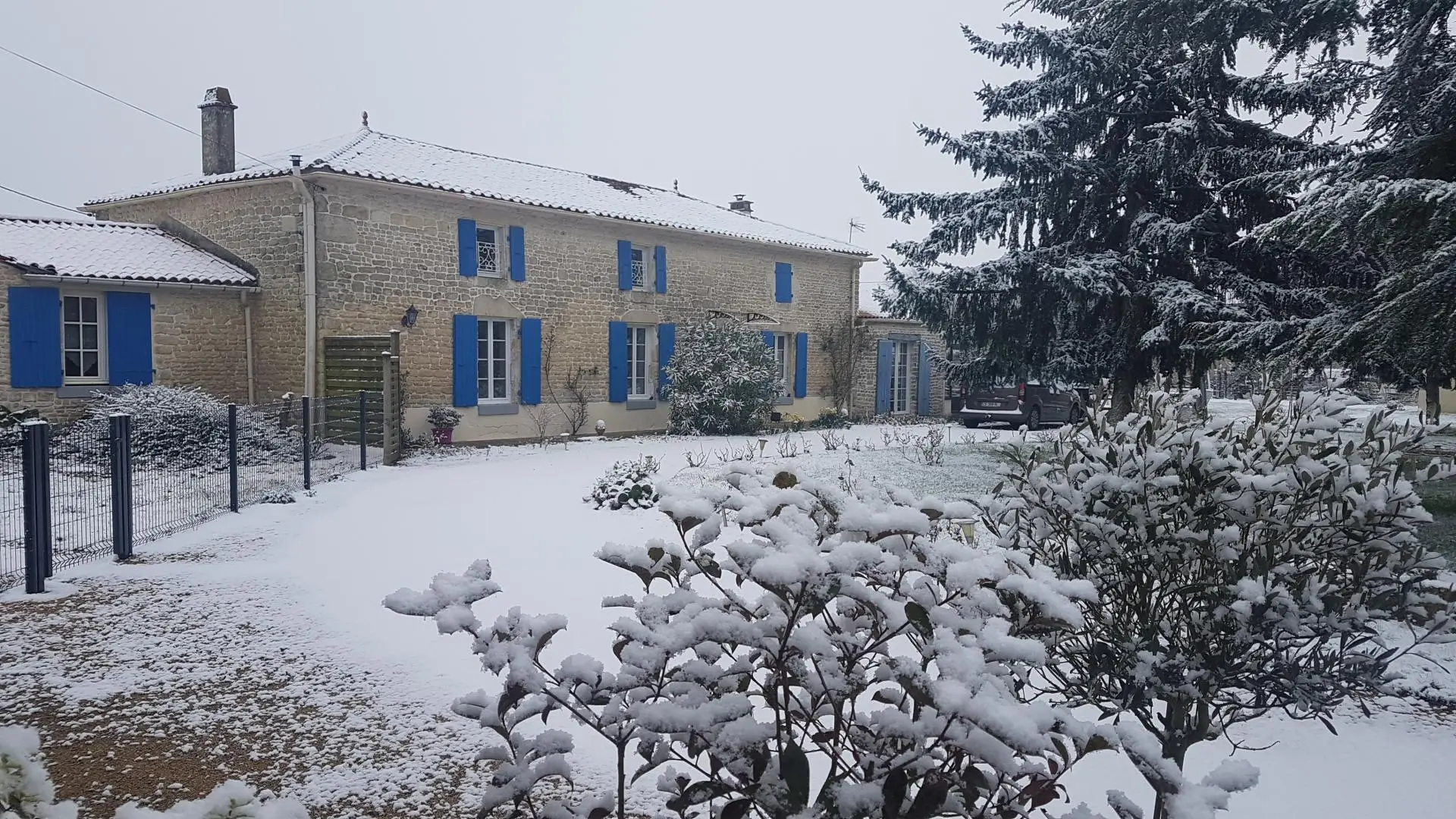 LE CLOS DE LA VIGNE en hiver