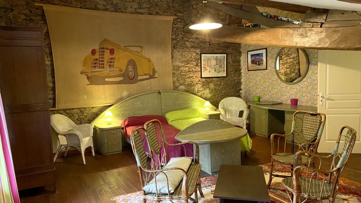 54287 - Chambre à l'étage avec 4 lits