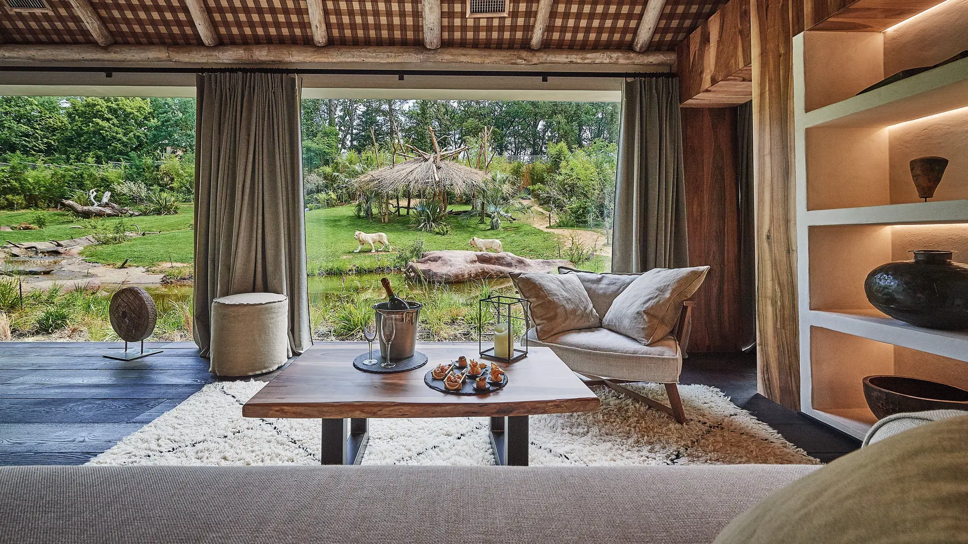 Etosha Lodge - Univers lions blancs