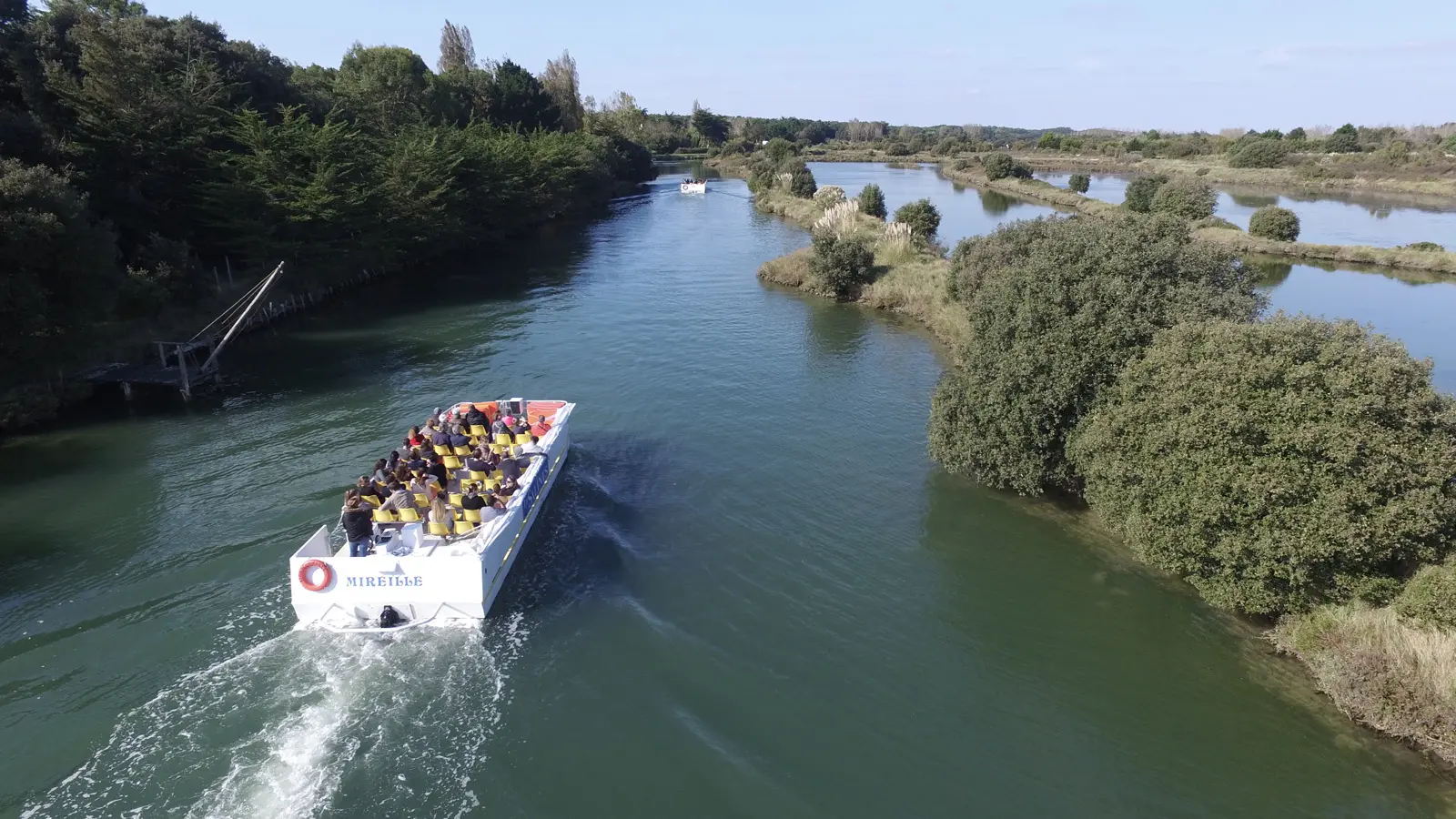 Les Salines en bateau - Parc d'aventure du Sel aux Sables d'Olonne