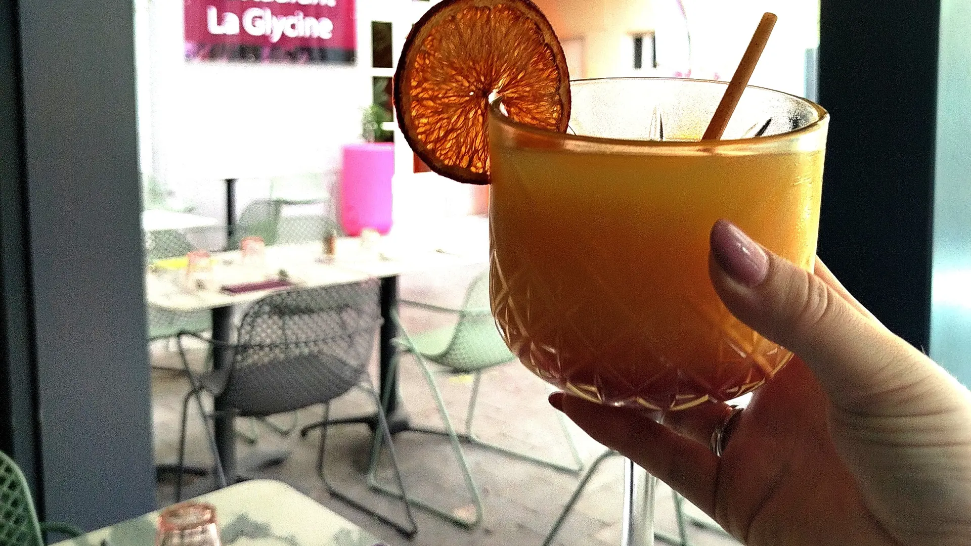Cocktail en terrasse