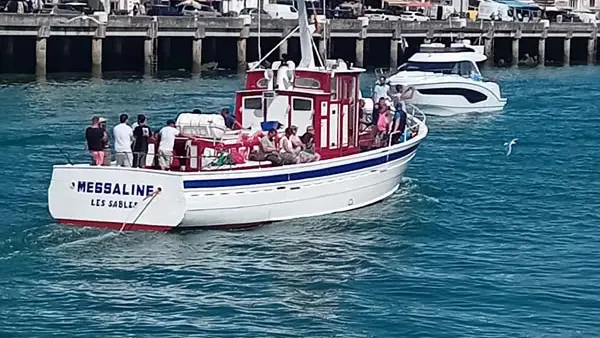 Messaline -  pêche en mer au large des Sables d'Olonne