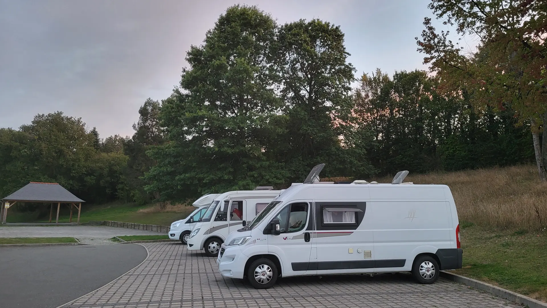 camping-car à Vaiges en Mayenne