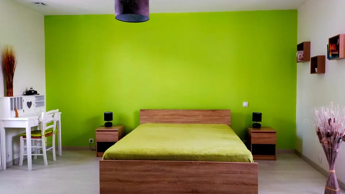 253644 - chambre, lit de 160