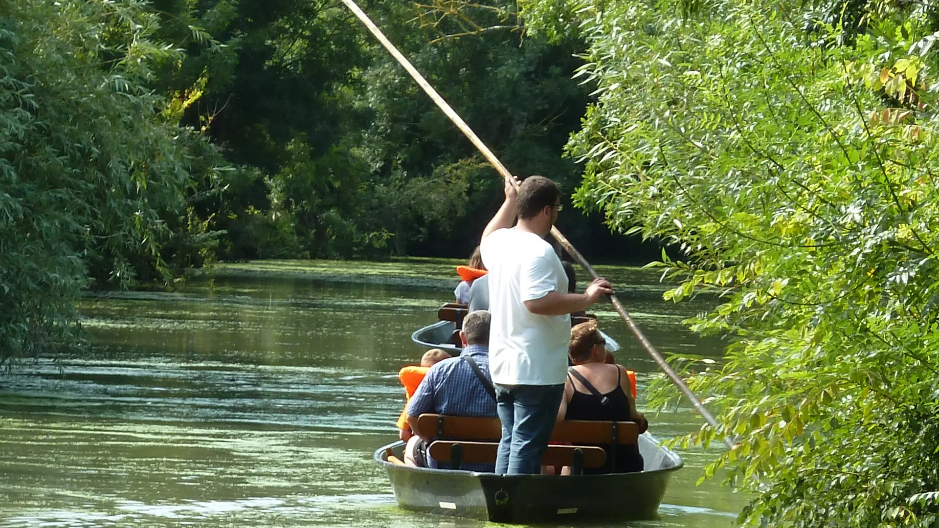 A la pigouille dans le Marais Poitevin