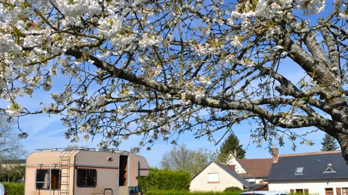 Aire service camping car Thoiré sur Dinan