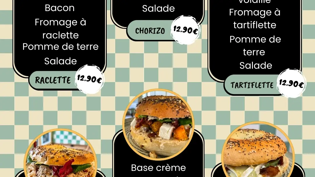 Carte Bagel Chaud