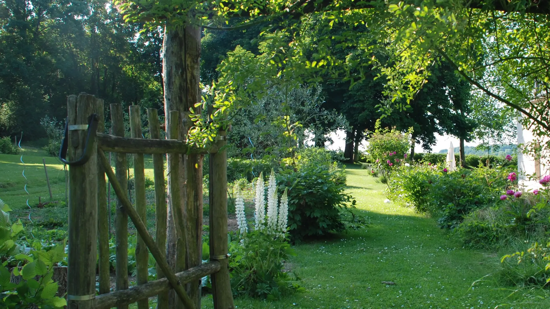 Chateau de Vaux (72130) - Jardin privatif où profiter du vert