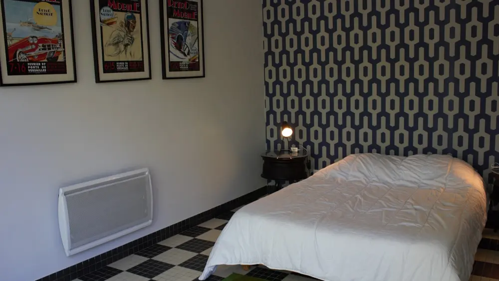 Bungalow chambre bleue