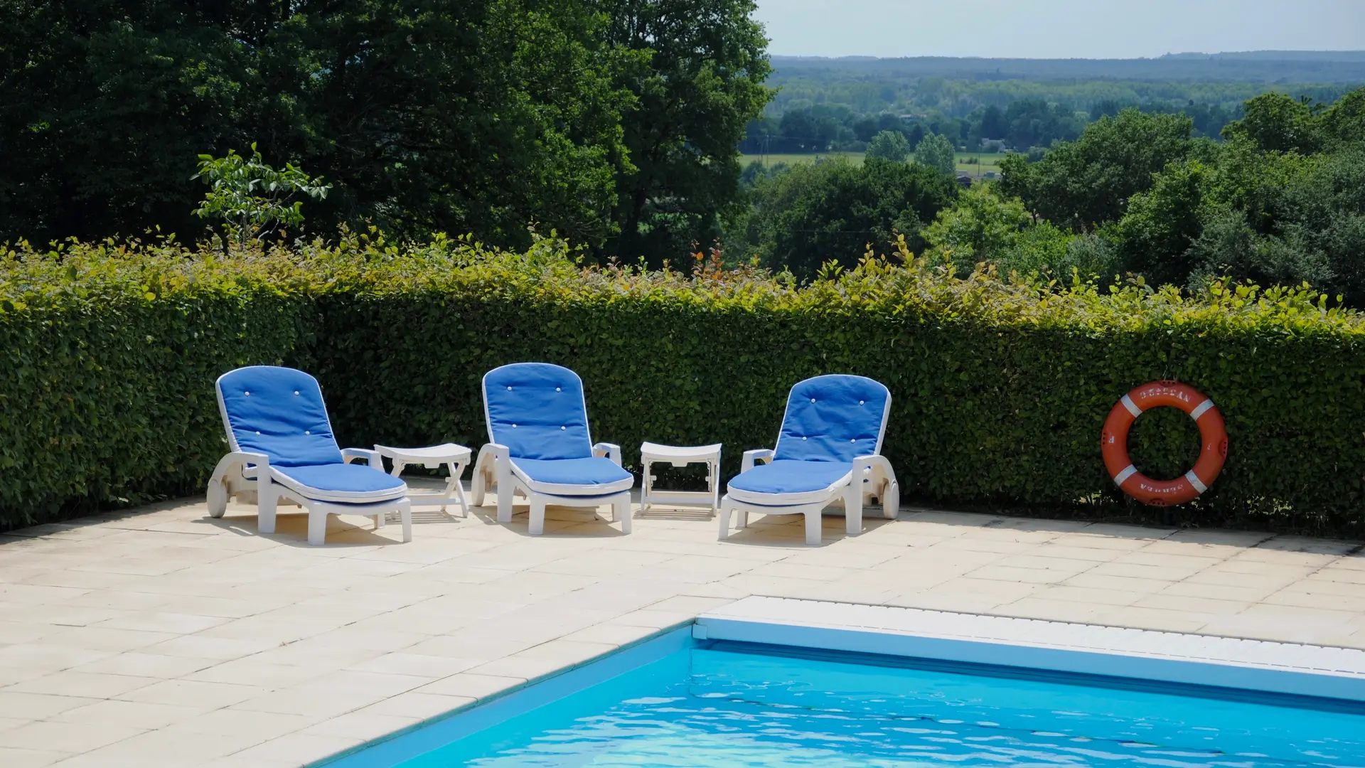 Gîte la Ravaloire_Bazouge cré sur Loir_Vue sur la vallée