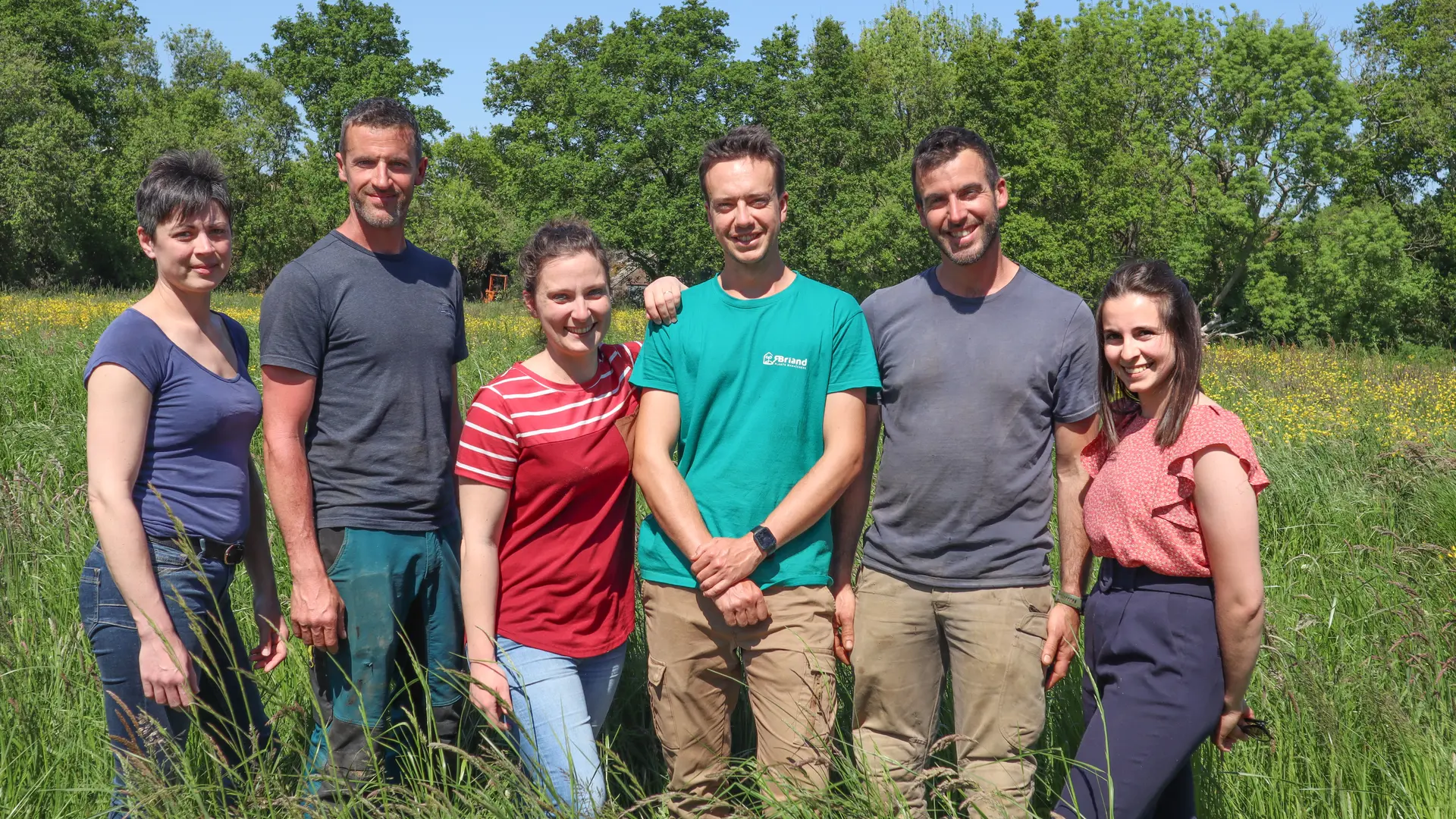 L'équipe de la ferme Entre Chèvres & Choux