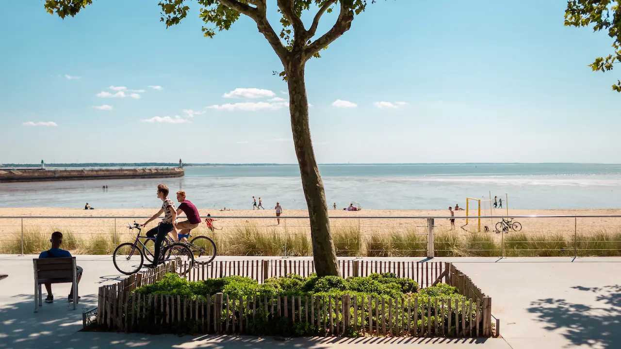 Le front de mer de Saint-Nazaire et ses pistes cyclables