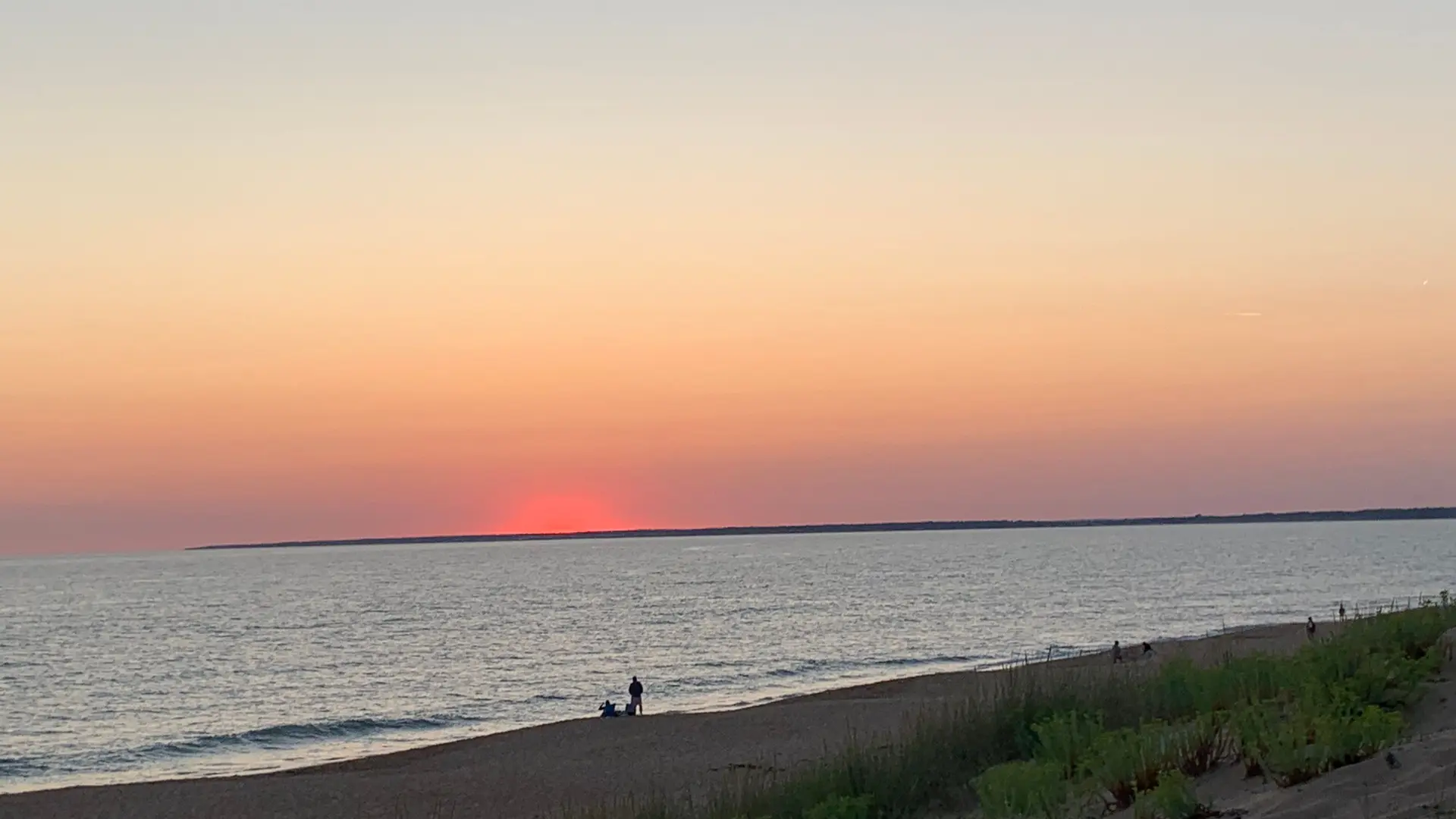 Coucher de soleil sur la plage de la Terrière._19