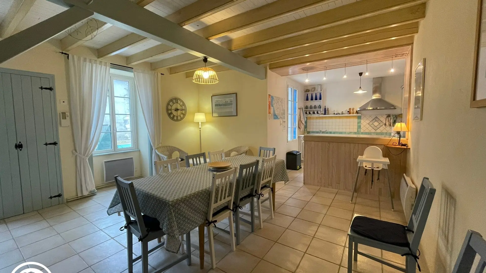 Gîte agréé Gîtes de France dans le PNR Marais Poitevin : Séjour/cuisine_6