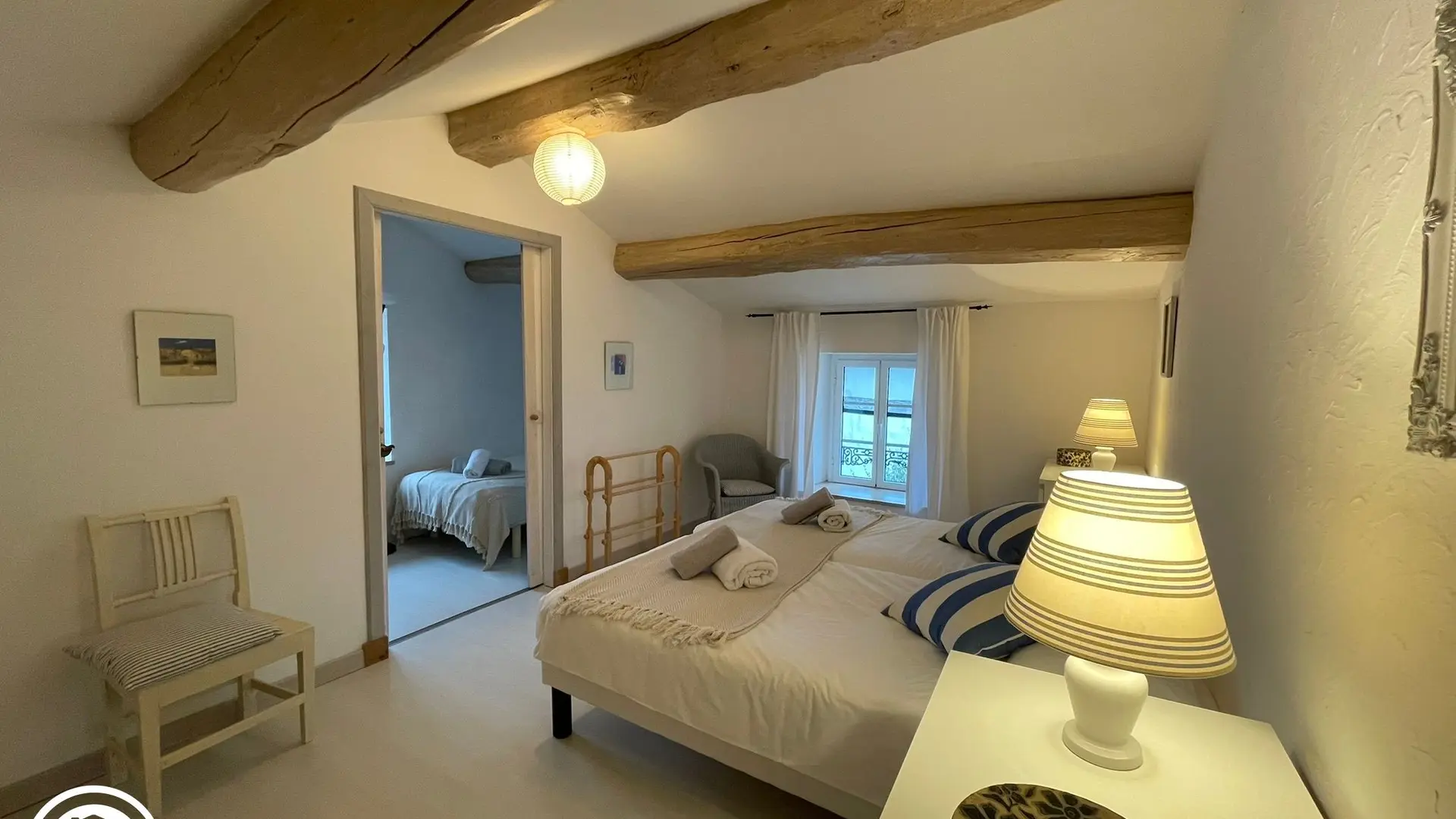 Gîte agréé Gîtes de France dans le PNR Marais Poitevin : Chambre 1 (2 lits 90)_13