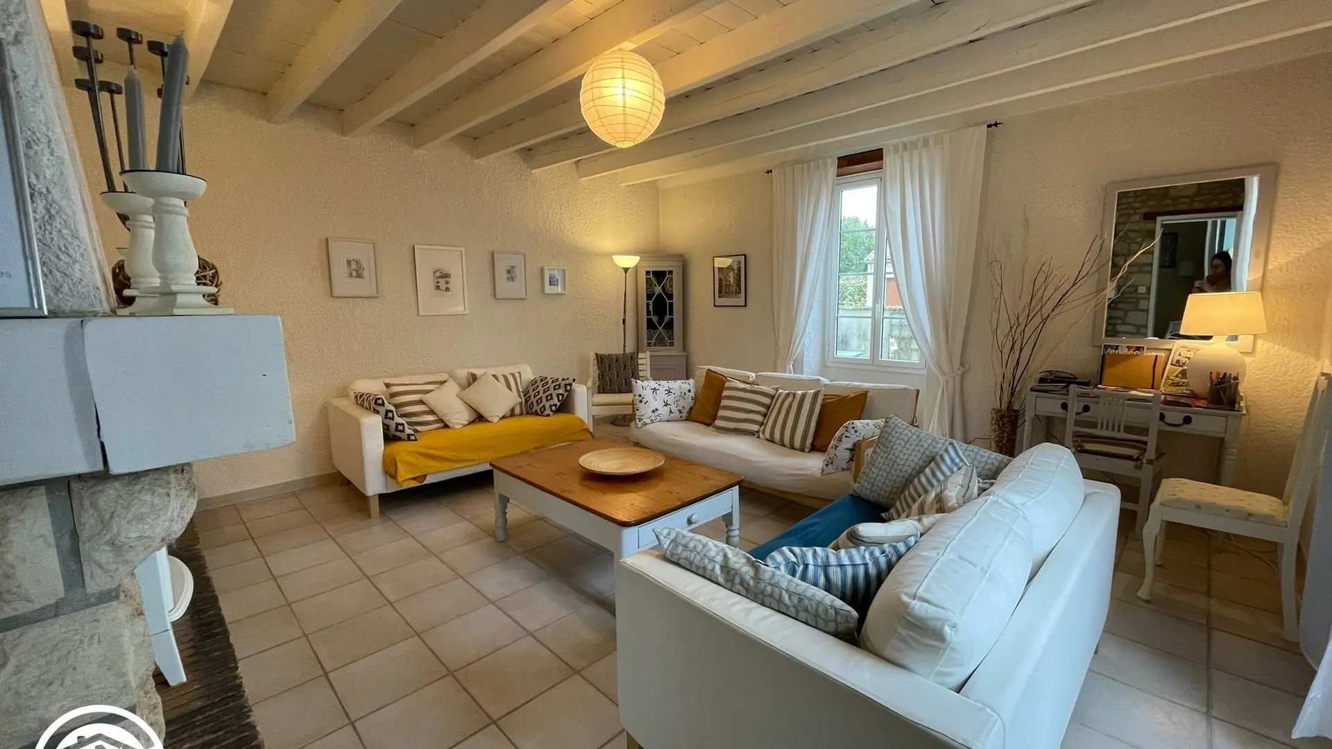 Gîte agréé Gîtes de France dans le PNR Marais Poitevin : Salon_10
