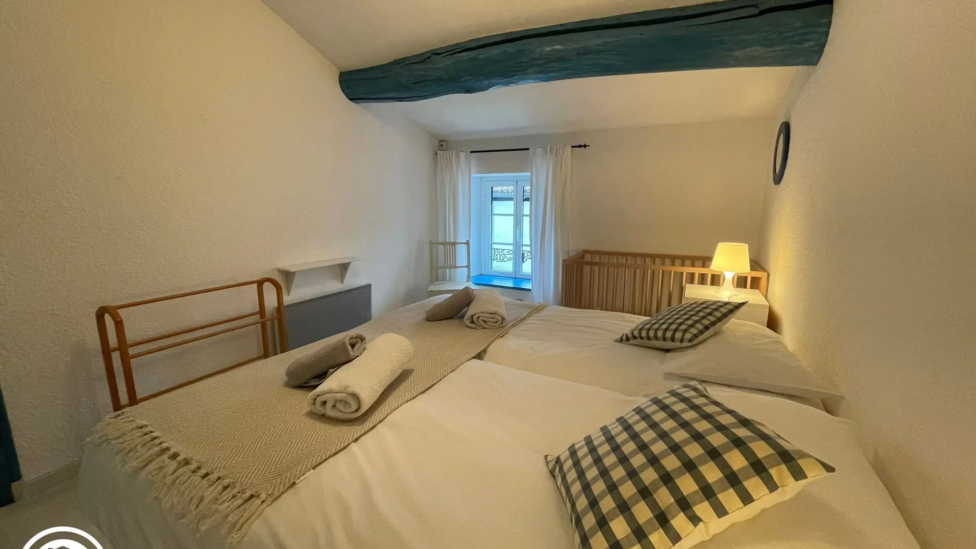 Gîte agréé Gîtes de France dans le PNR Marais Poitevin : Chambre 3 (2 lits 90)_12