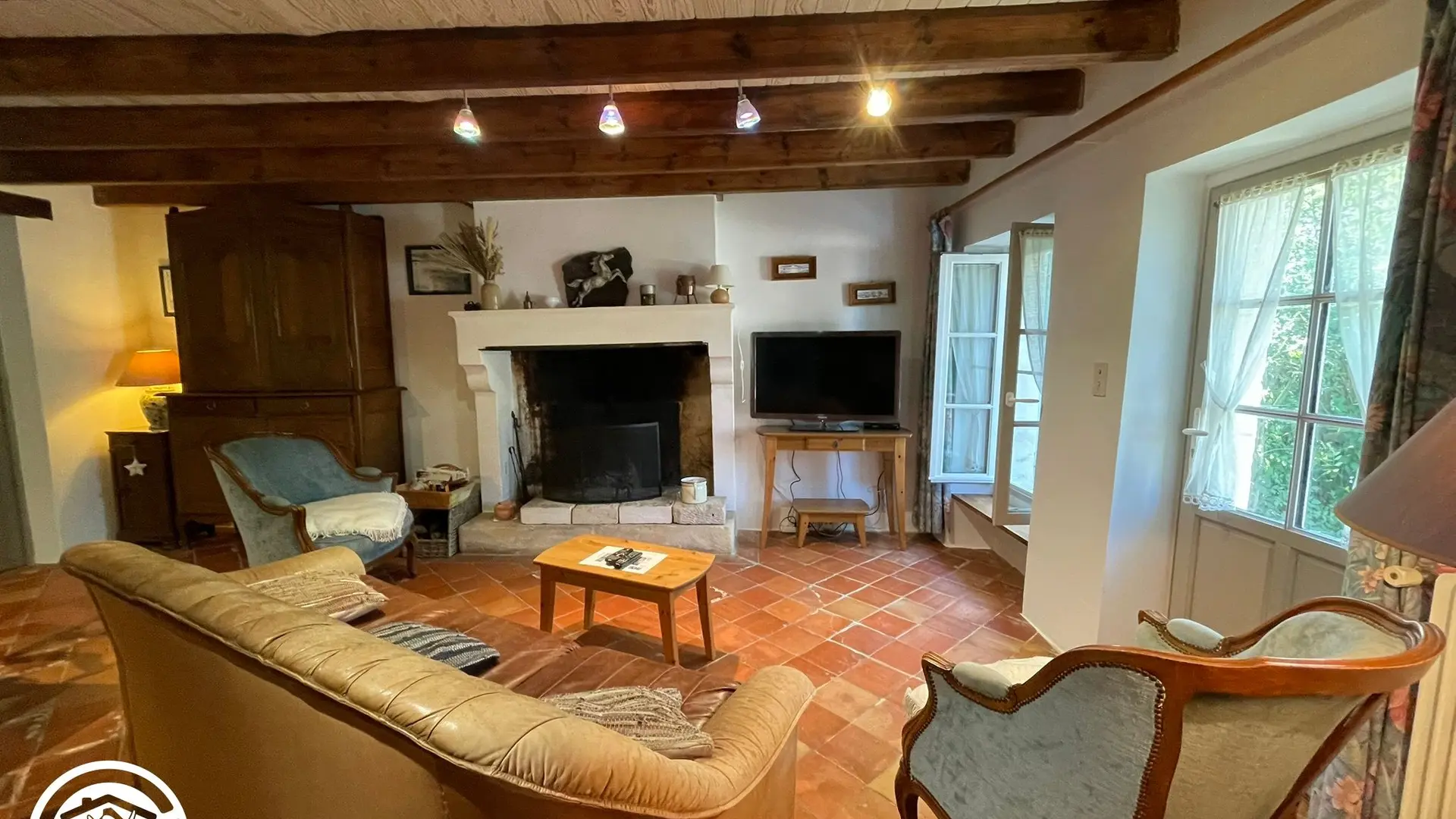 Gîte agréé Gîtes de France dans le PNR Marais Poitevin : Séjour/salon_4