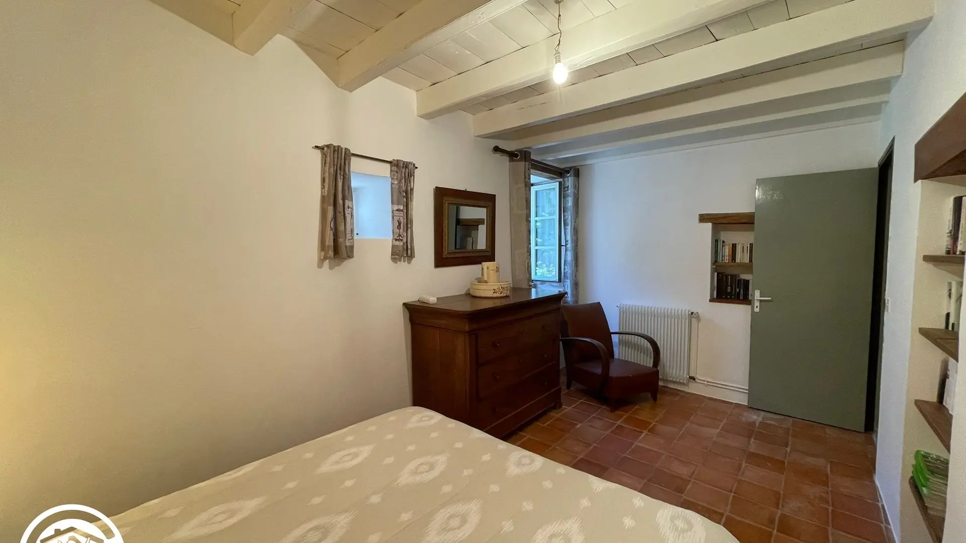 Gîte agréé Gîtes de France dans le PNR Marais Poitevin : Chambre 2 (2 lits 80 jumelables)_14