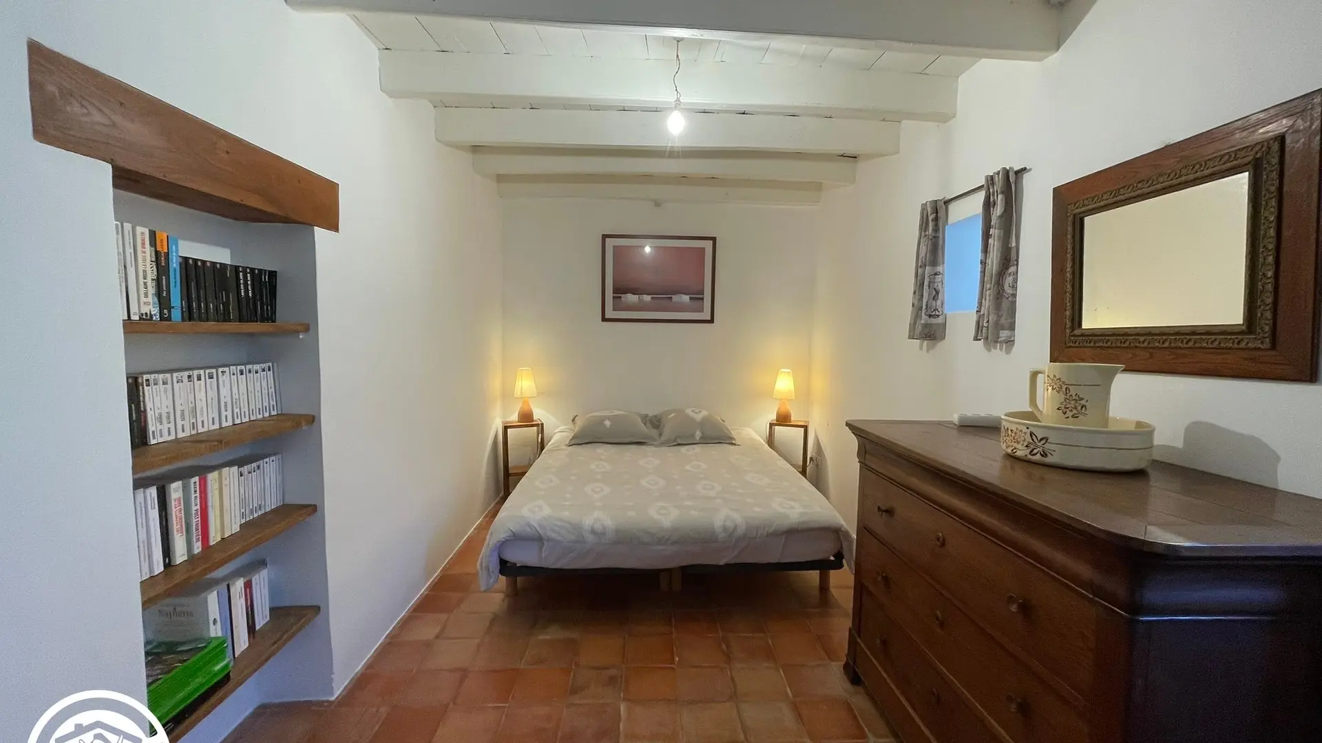 Gîte agréé Gîtes de France dans le PNR Marais Poitevin : Chambre 2 (2 lits 80 jumelables)_13