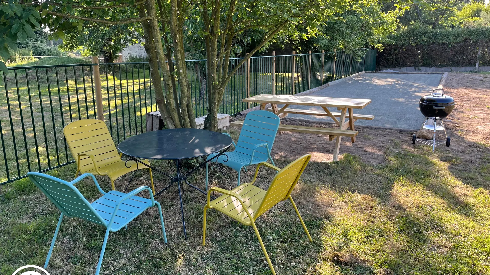 Gîte agréé Gîtes de France en Vendée : Terrain de pétanque privatif_5