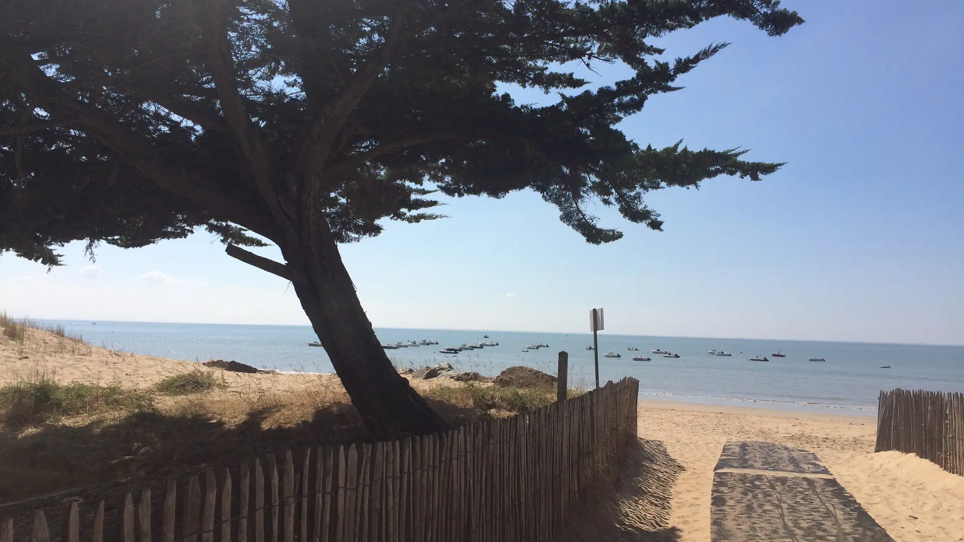 plage à 700 m de la grande vallee