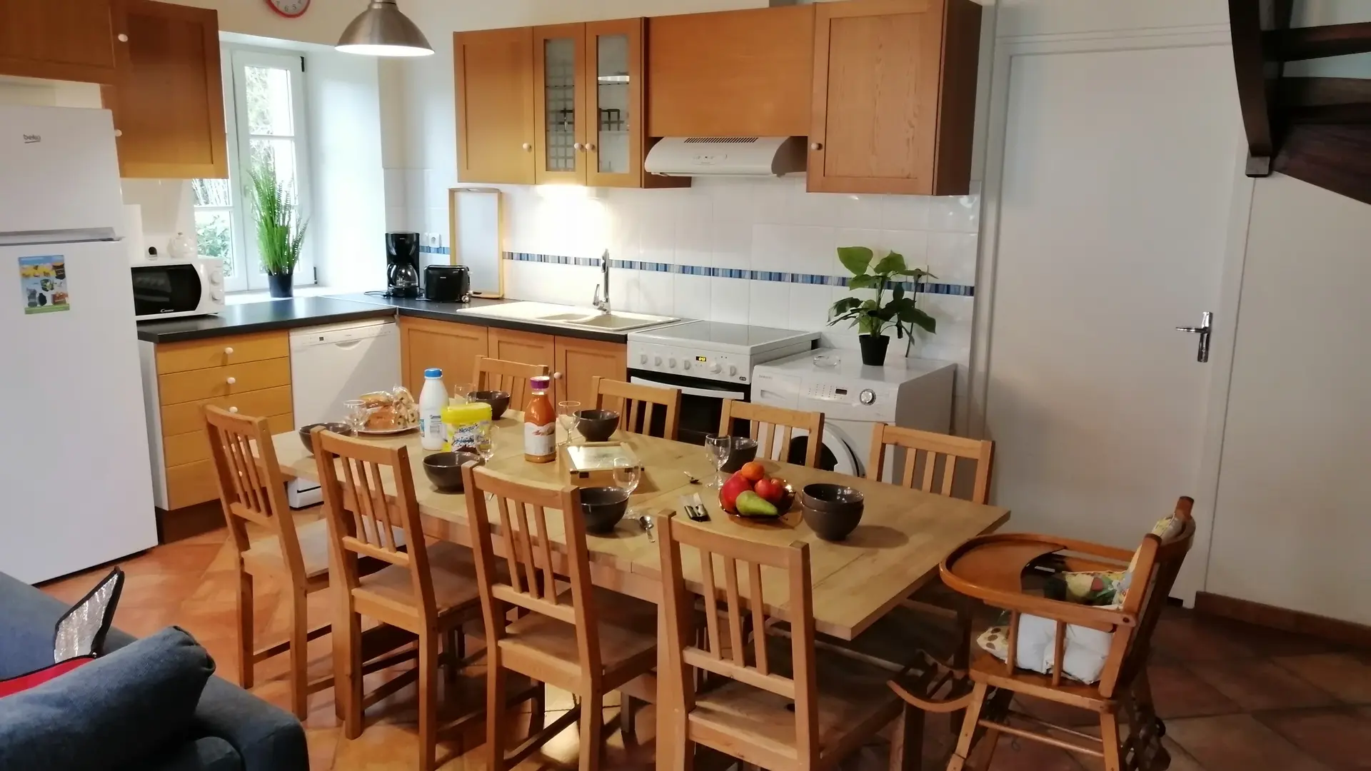 Gite Le Moulin- Salle repas