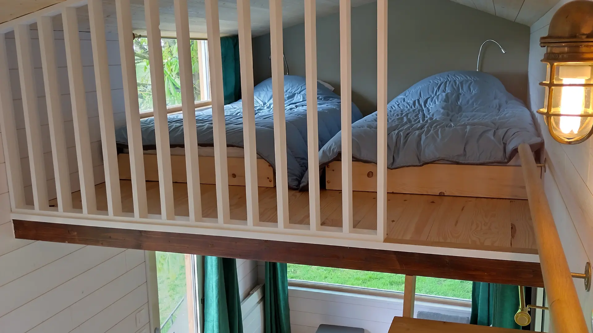 Mézzanine 2 lits simples 90x190