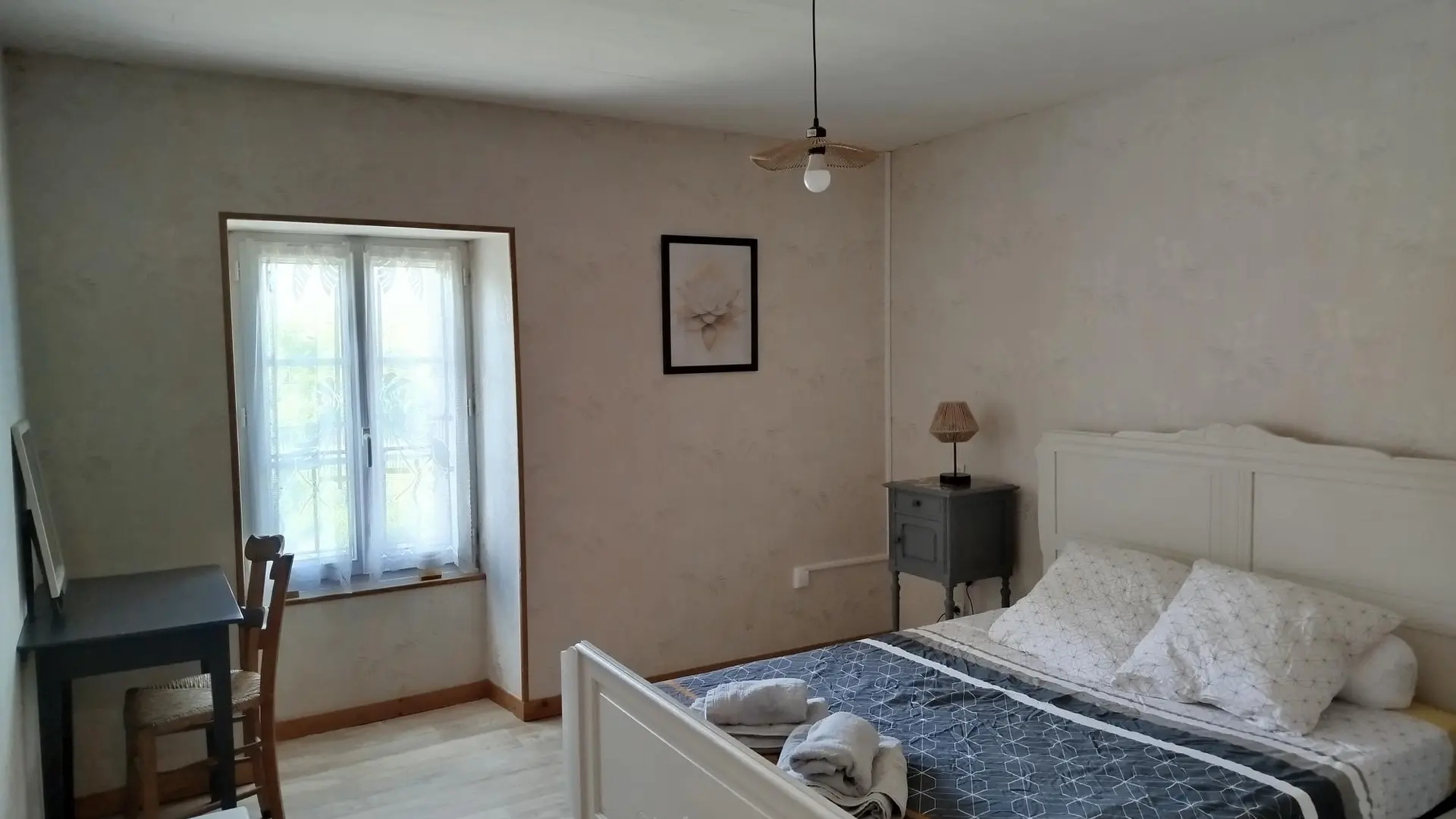meublé-o-passage-damvix-marais-poitevin-vendee-85 Chambre 1 lit