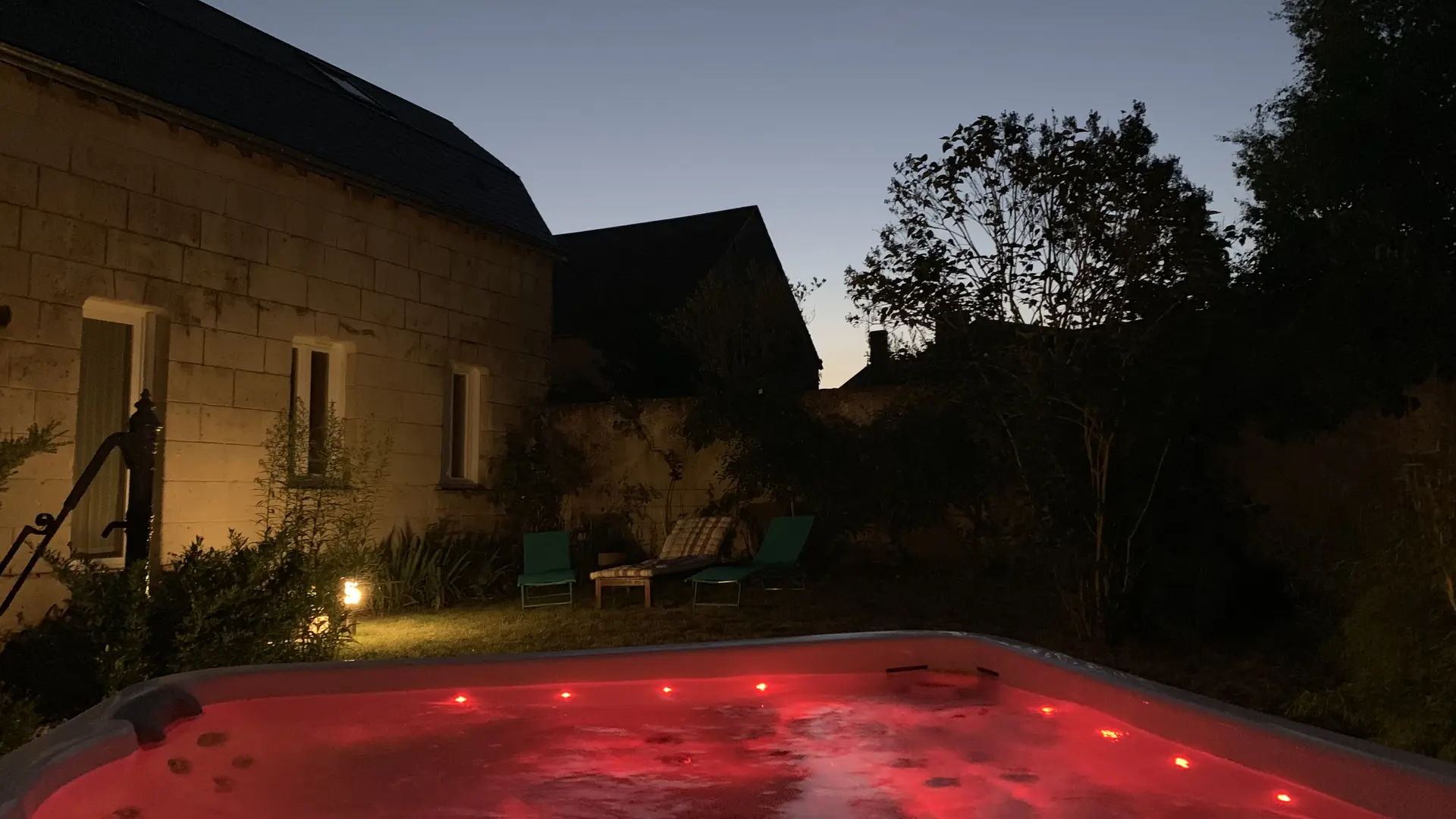 Jacuzzi de nuit