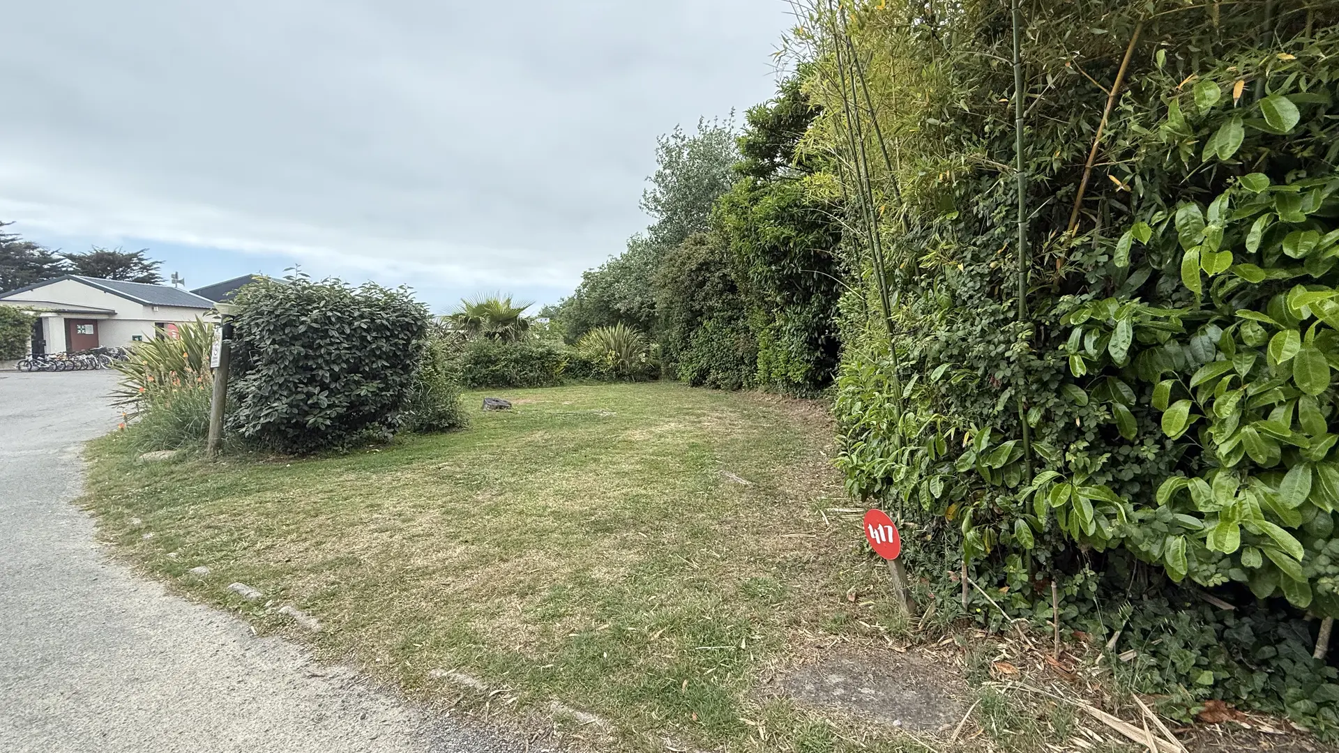 Emplacement camping-car