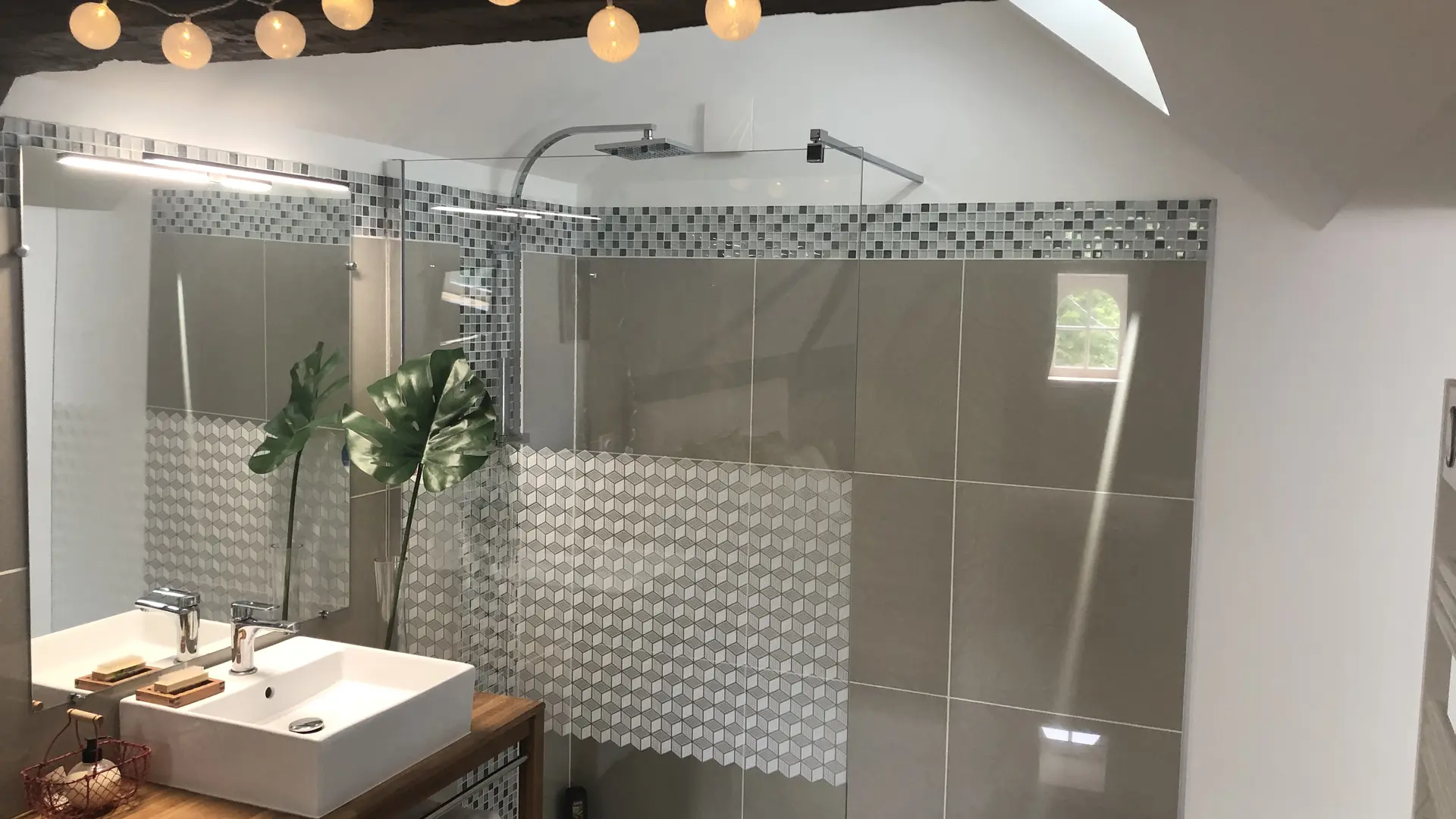 Douche à l'italienne