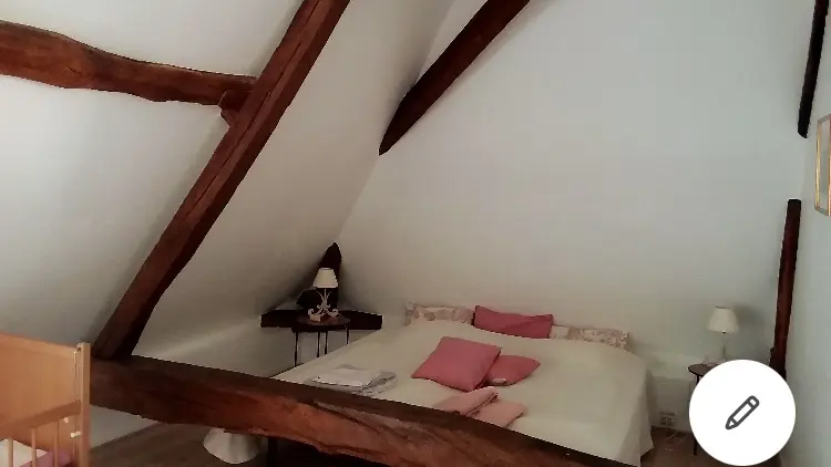 Gîte de l'Angellerie_la Bruère sur Loir_chambre parentale