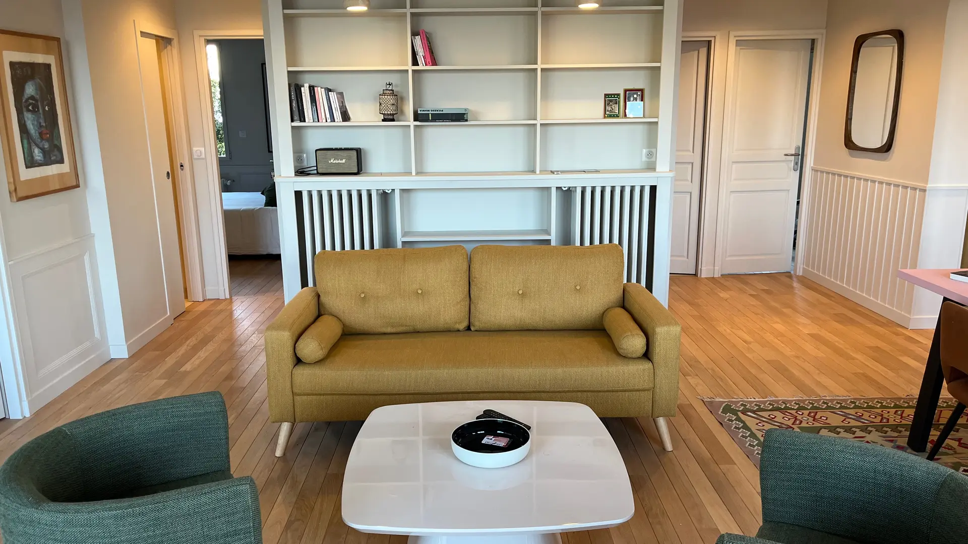 Grand salon sur balcon vue mer