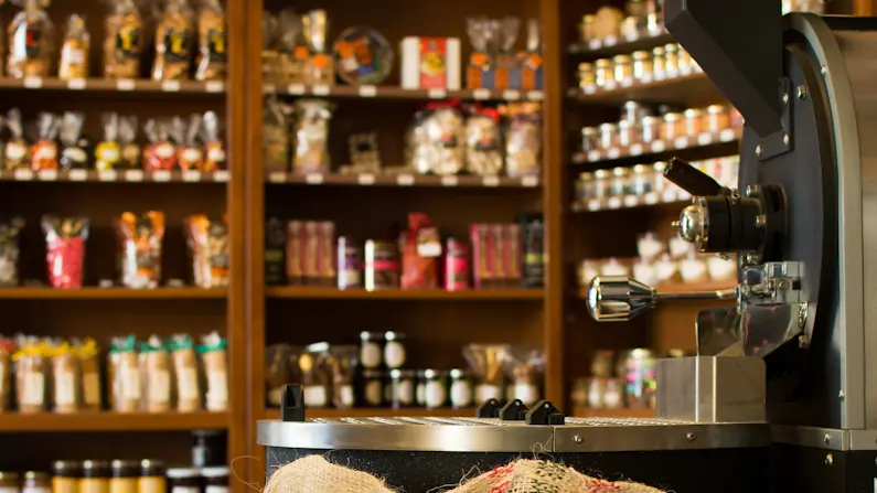 Le Torrefacteur Joper et un sac de Colombie