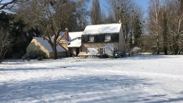 Maison Hiver Neige