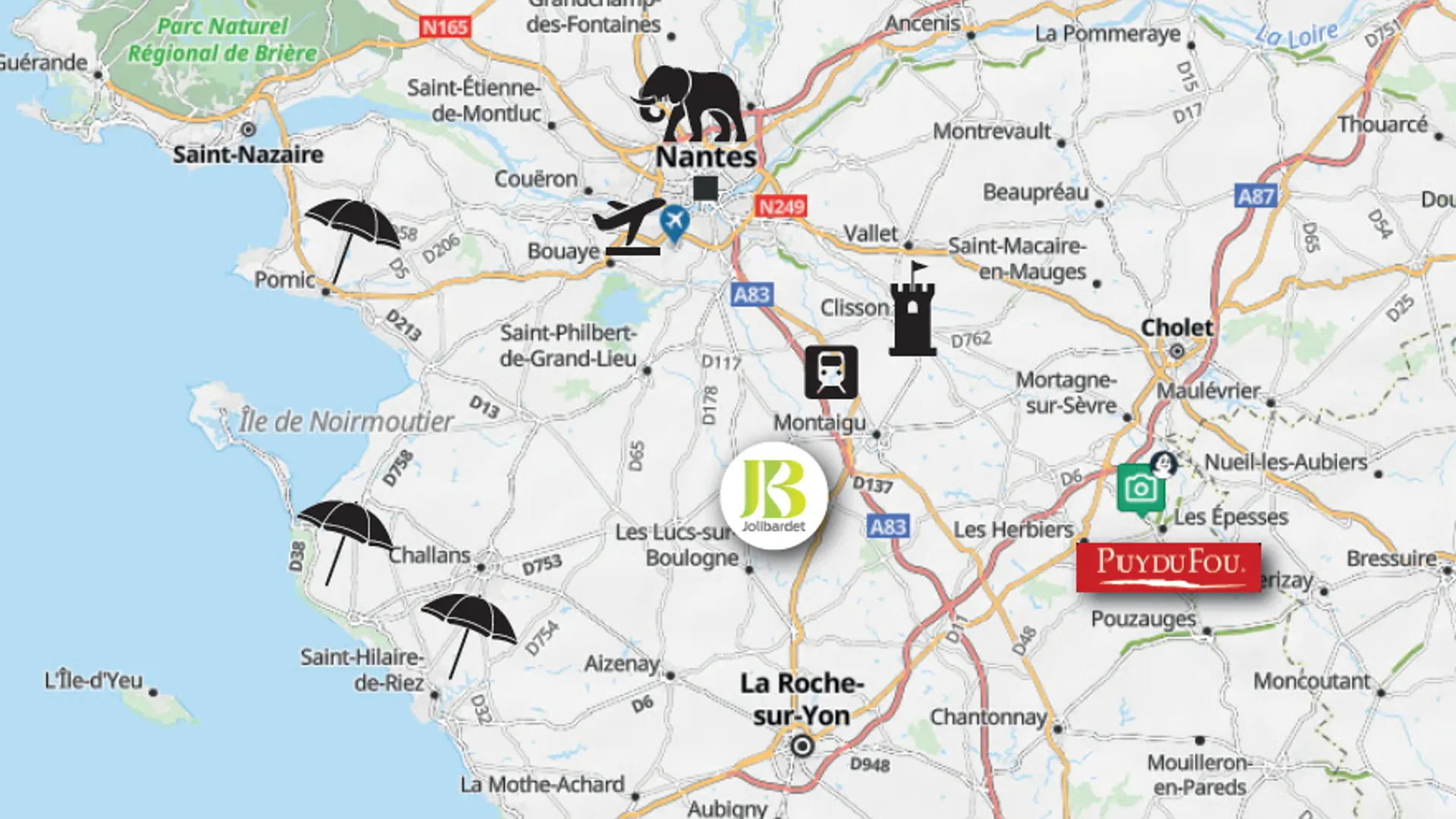 Localisation et lieux de visite