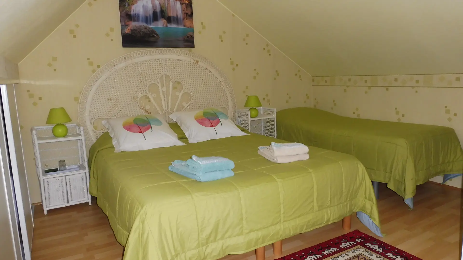 Chambre lit double