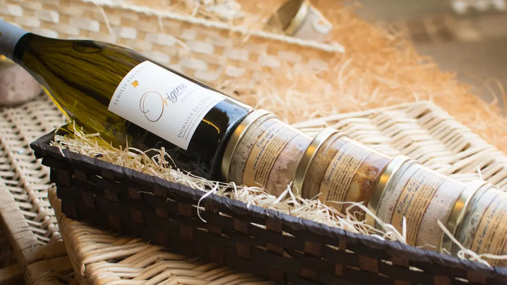 Panier Jasnières Charcuteries sarthoises